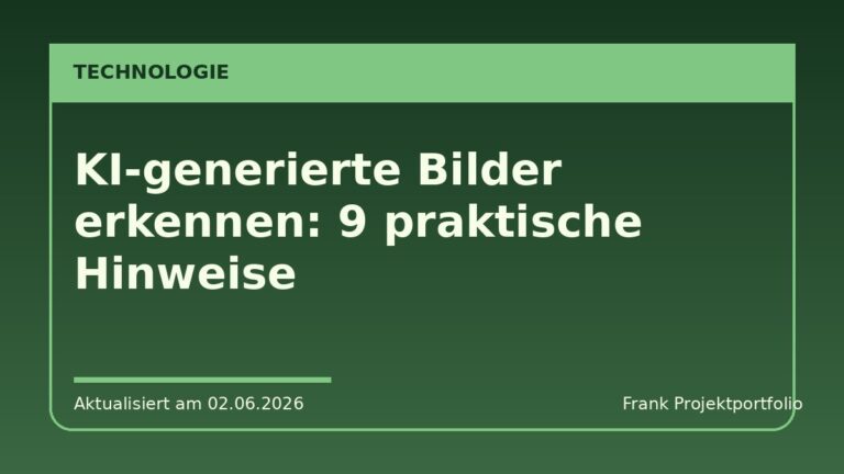 KI-generierte Bilder erkennen: 9 praktische Hinweise